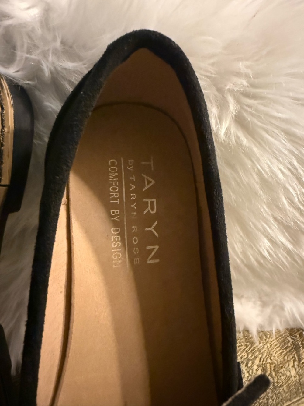 Taryn Rose Black Suede Platform Loafers – US Size 7 - Picture 3 of 9